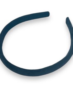 Haarreif Samt 1 cm schwarz