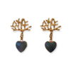 Ohrring mit Herzanhänger