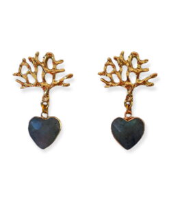 Ohrring mit Herzanhänger