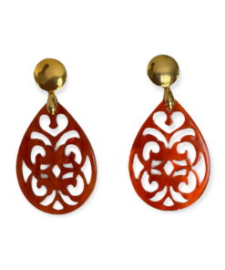 Ohrring Starnberg rot-orange