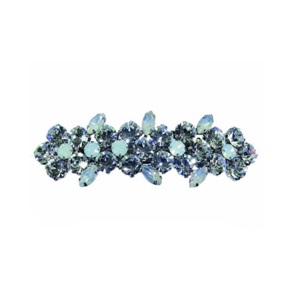 Haarspange Premium Silber-Crystal