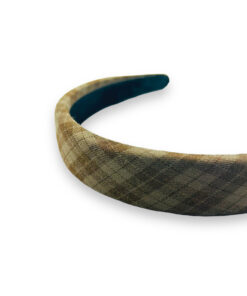 Haarreif karo braun Detailansicht