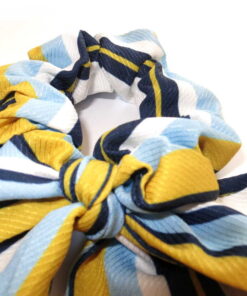 Scrunchie mit Schleife gelb
