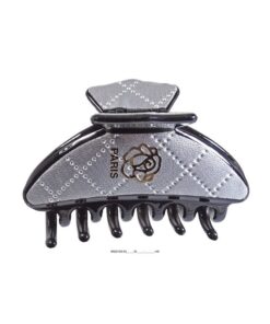 Wellenreiter aus glänzendem Kunstharz, groß, silber mit aufgestanzter Blüte in gold