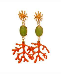 Ohrring Koralle