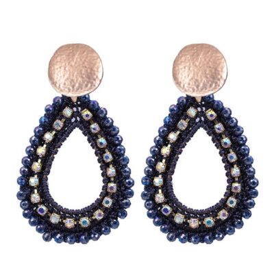 Statement Ohrring St. Tropez blau