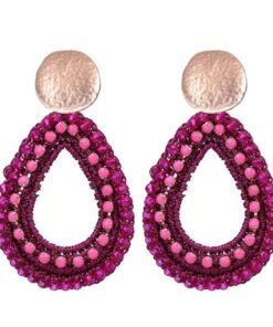 Statement Ohrring St. Tropez rosa