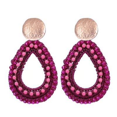 Statement Ohrring St. Tropez rosa